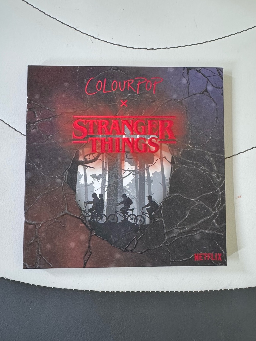 Colourpop Red & Black Stranger Things Wall Panel